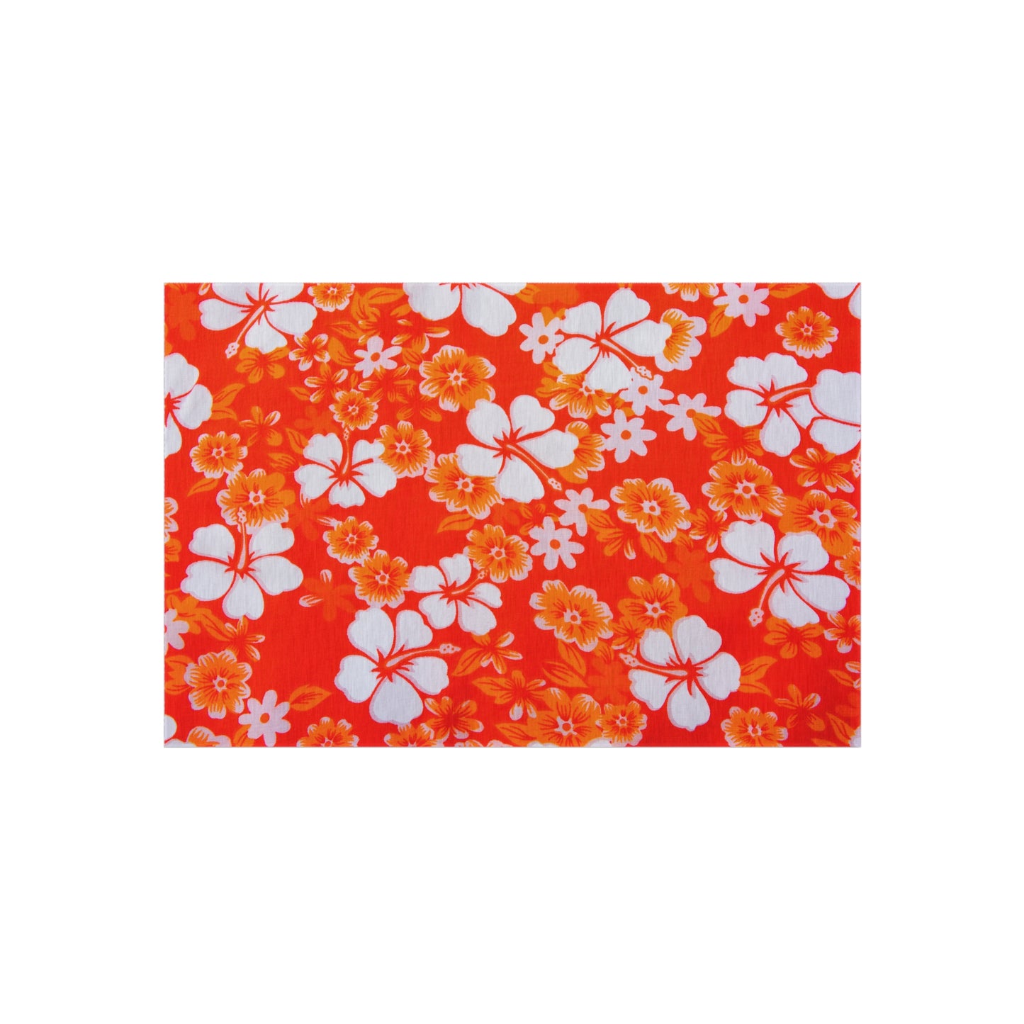 Tropical Chenille Outdoor Rug with No-Skid Backing Cozy Outdoor Carpet Patio Decor Hawaiian Floral Beachy Gazebo Rug Pool Area Decor