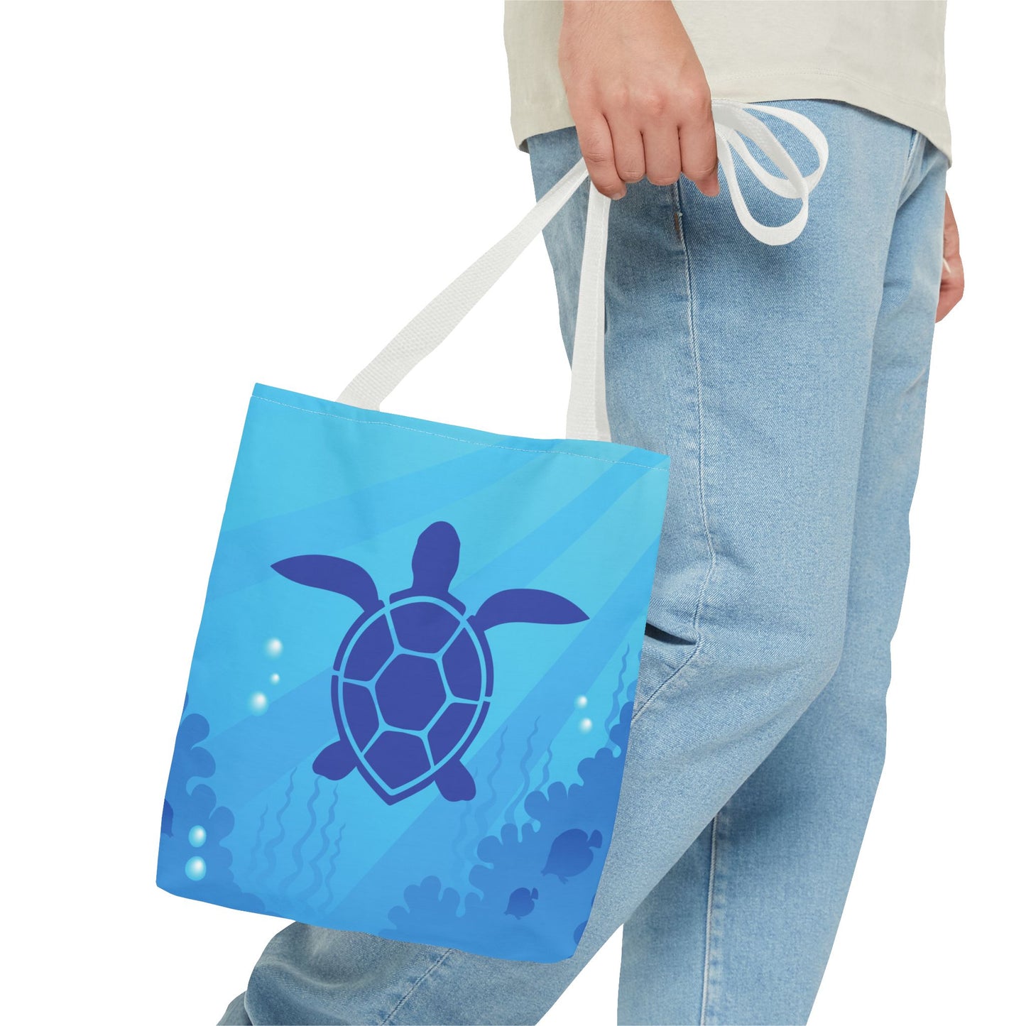 Sea Turtle Tote Bag | Carryall | Grocery Bag | Shopping Bag | Oceanic | Aquatic | Underwater |