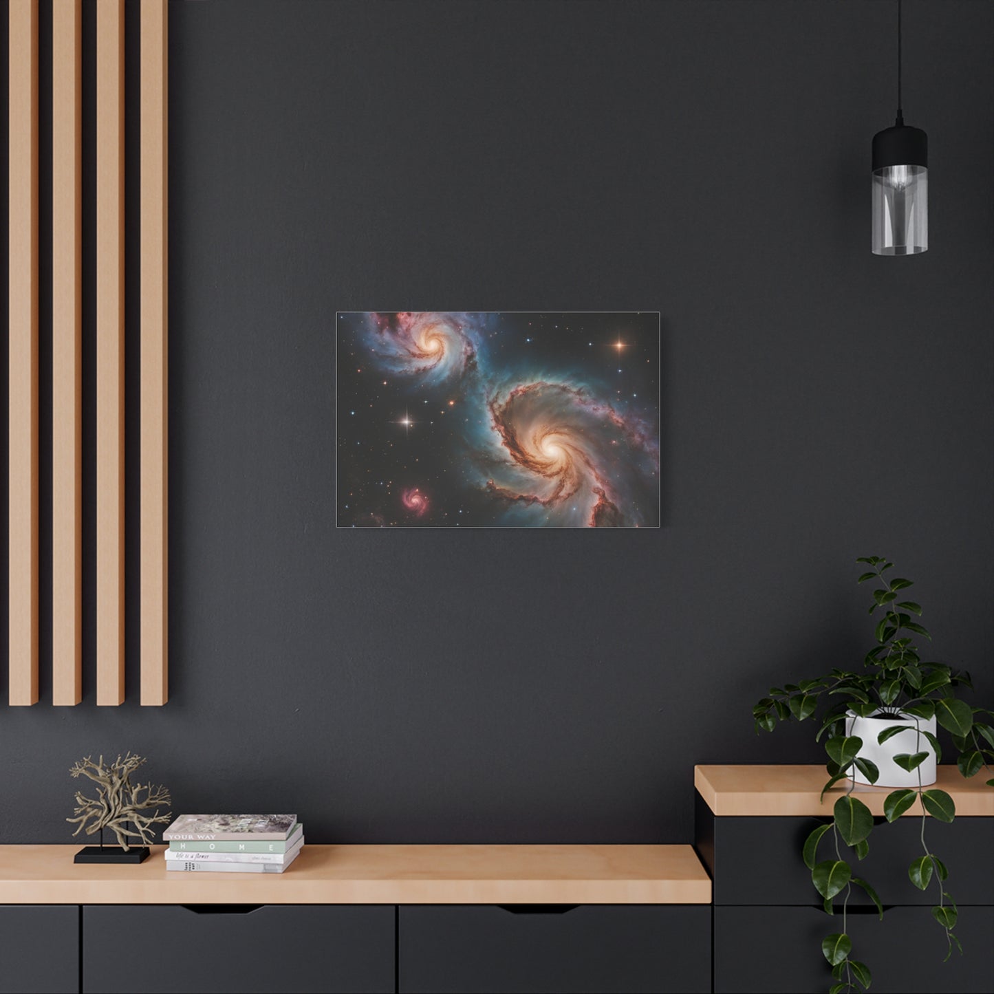 Celestial Print Wall Art | Matte Canvas, Stretched, 1.25" | Outer Space | Night Sky | Starry Night | Sci-fi |