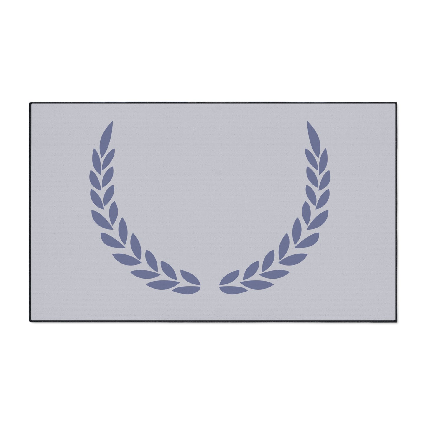 Decorative Heavy Duty Non-Slip Floor Mat Stylish Design Perfect for Entryway Kitchen Décor Grey Leaf Floral Design Rug Bathroom Mat