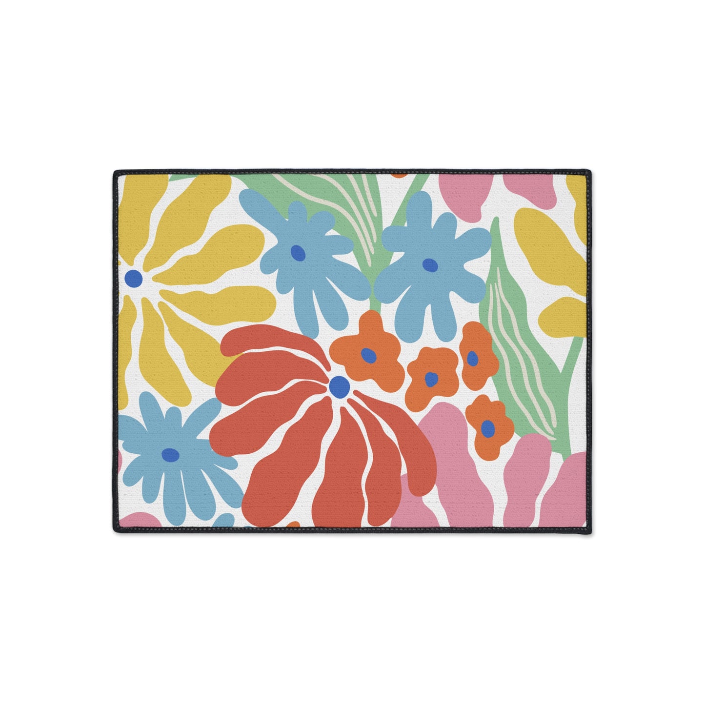 Decorative Heavy Duty Non-Slip Floor Mat Stylish Design Perfect for Entryway Kitchen Décor Garage Rug Coffee Bar Bathroom Floor Door Mat