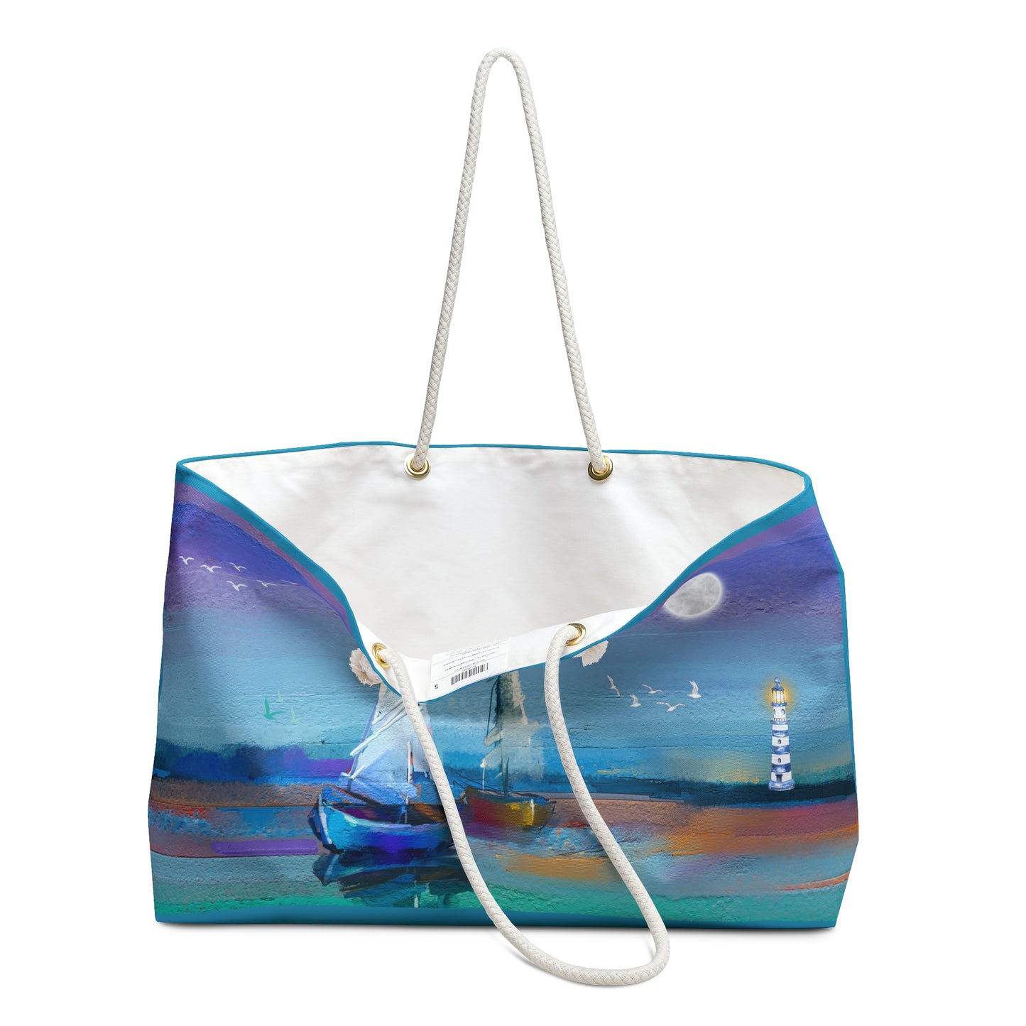 Sailboats Weekender Tote Bag | Beach Bag | Tote Bag | Shopping Bag | Lighthouse | Boating |