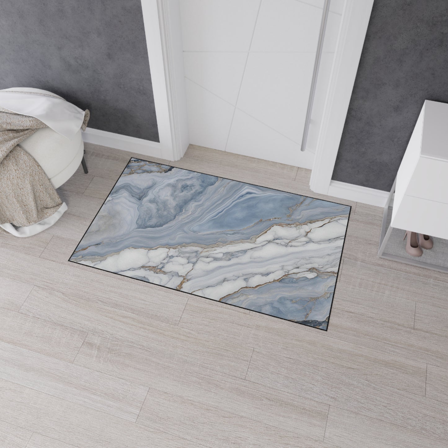 Decorative Heavy Duty Non-Slip Floor Mat Stylish Design Perfect for Entryway Kitchen Décor Garage Rug Coffee Bar Bathroom Floor Door Mat