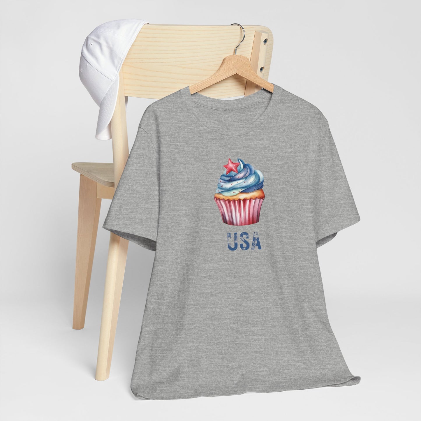 USA Cupcake T-Shirt | Unisex | Patriotic | Americana | 4th of July | Foodie