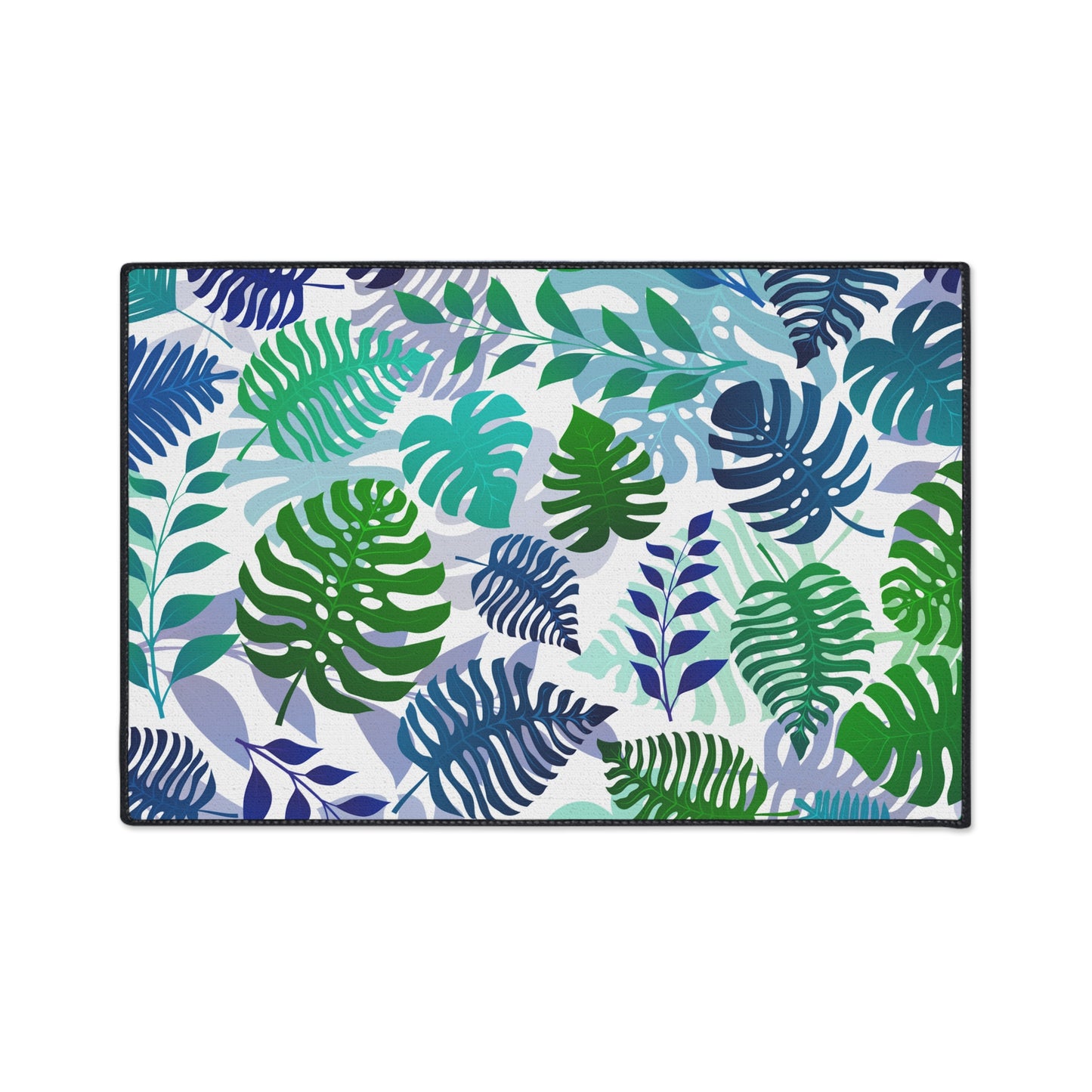 Decorative Heavy Duty Non-Slip Floor Mat Stylish Design Perfect for Entryway Kitchen Décor Beachy Hawaiian Rug Tropical Bathroom Floor