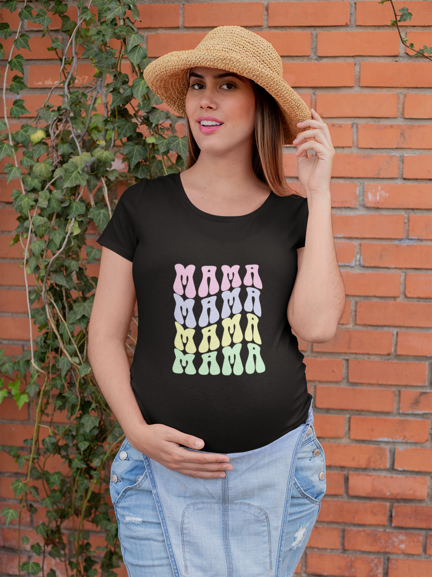 Mama Shirt Mom T-Shirt Cute Mom Shirt New Mom Gift Mommy Top Mother to Be Shirt