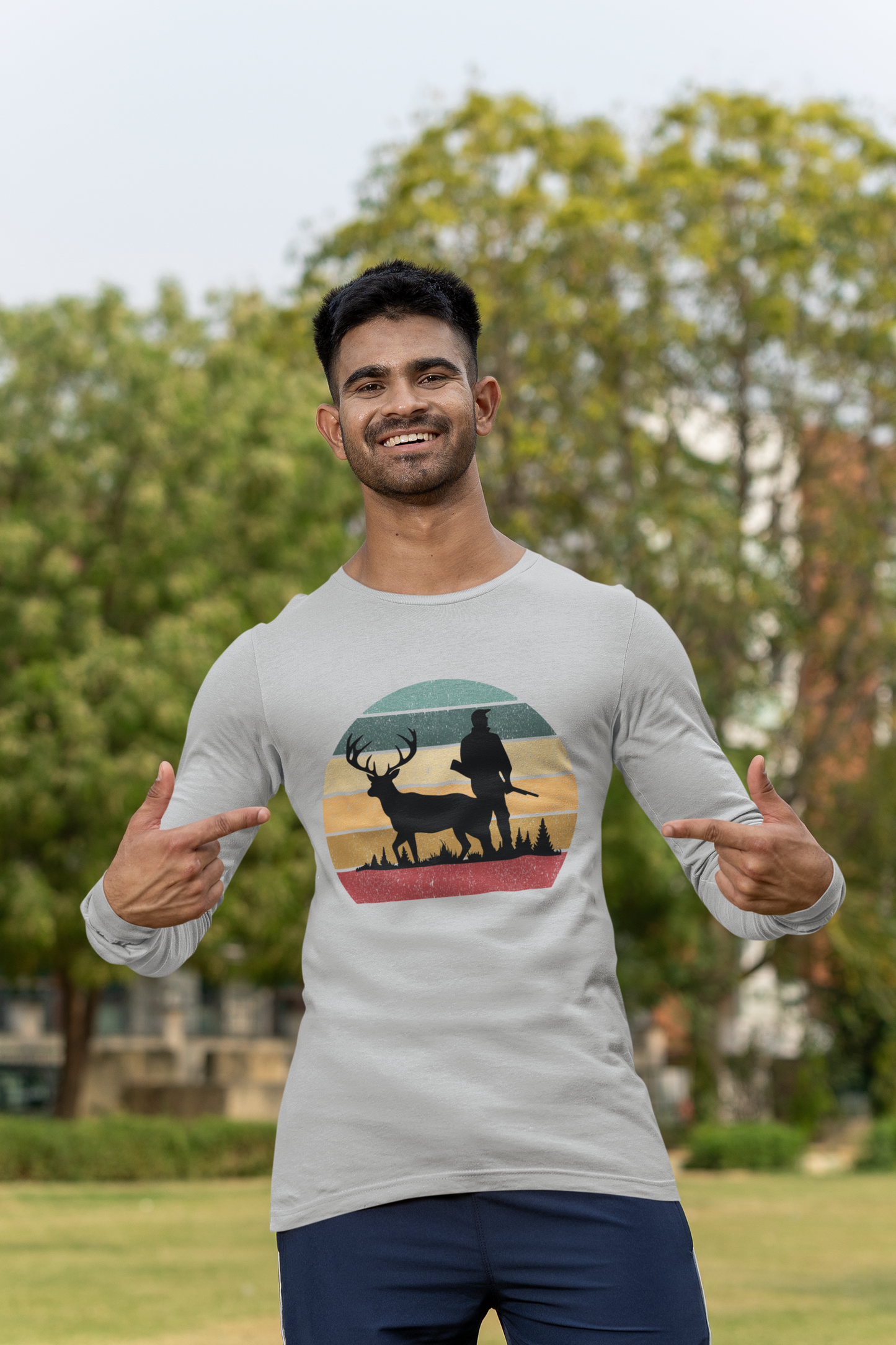 Deer Hunting T Shirt Men Funny Joke Hunting Shirt Dad Hunter Deer Shirts Gift for Hunters Unisex Jersey Long Sleeve Tee