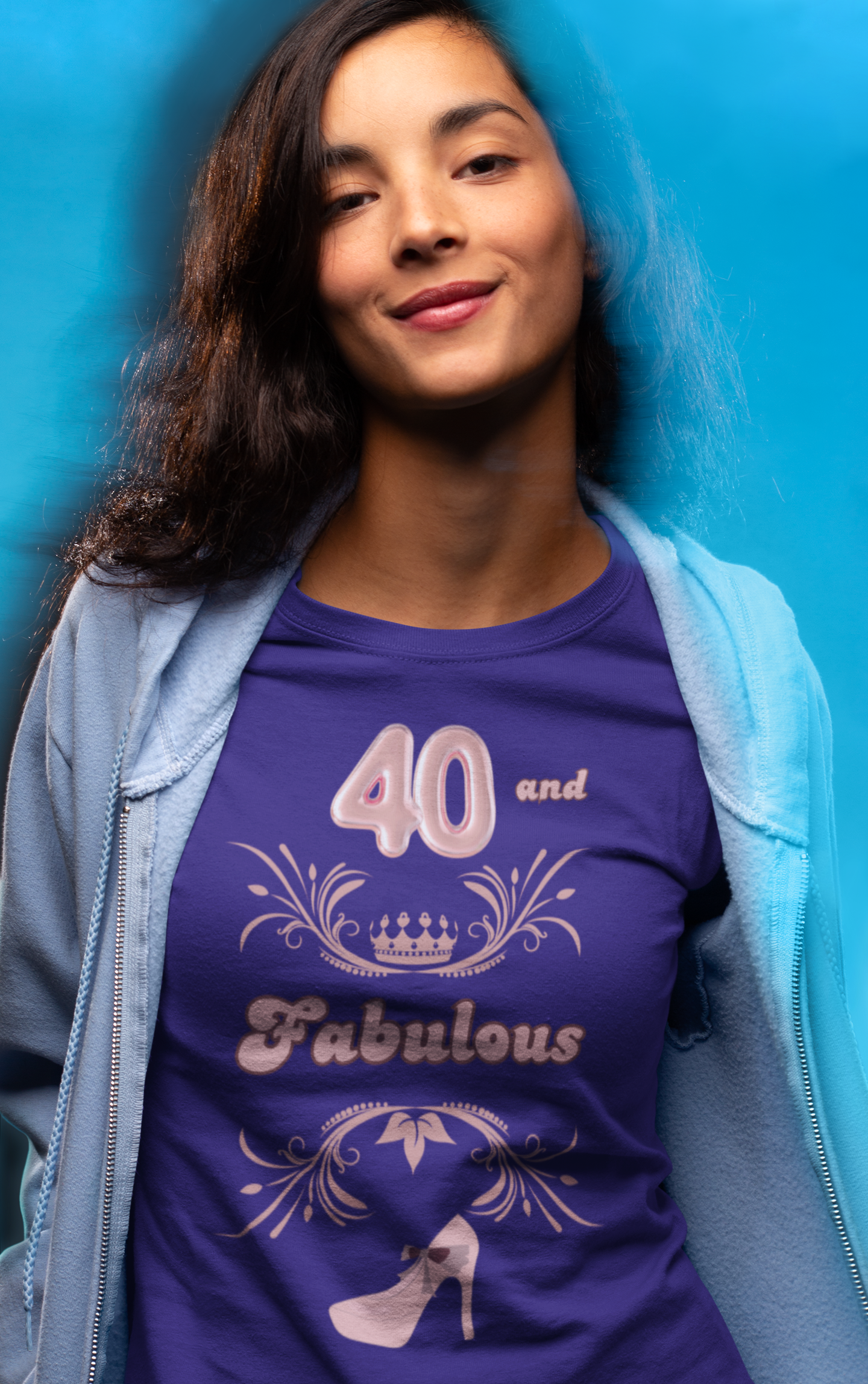 40 and Fabulous Birthday T-shirt Hot Mama Shirt Happy Birthday Mom Daughter Wife Tee