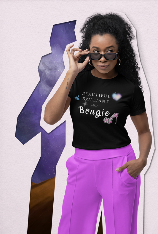 Bougie Influencer T-Shirt Feminist Validation Motivation Gift Beautiful Brilliant Empowered Woman