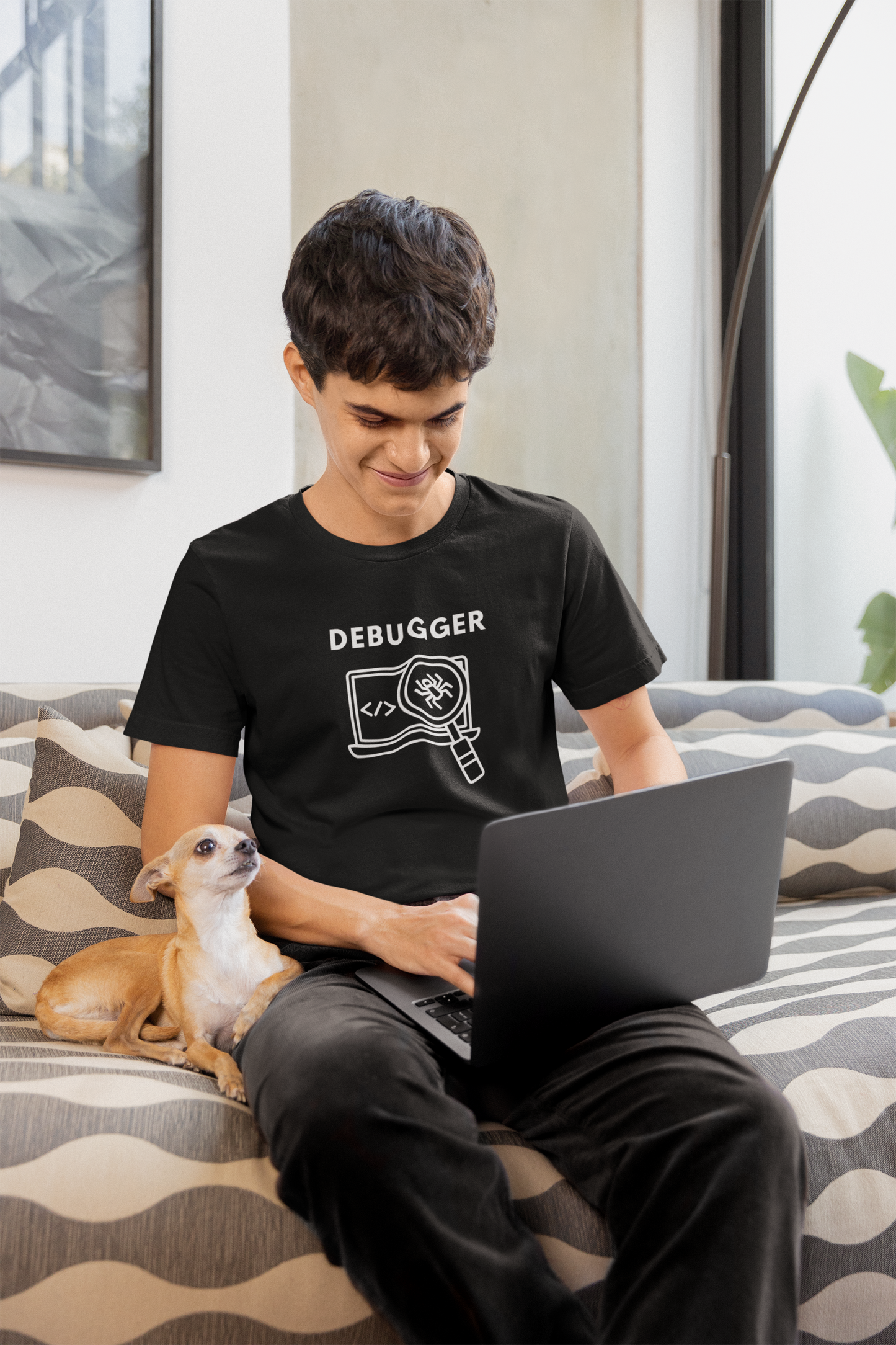 Debugger Unisex T-Shirt Techie Computer Nerd Humor Gift Hacker Programmer Funny IT Gift