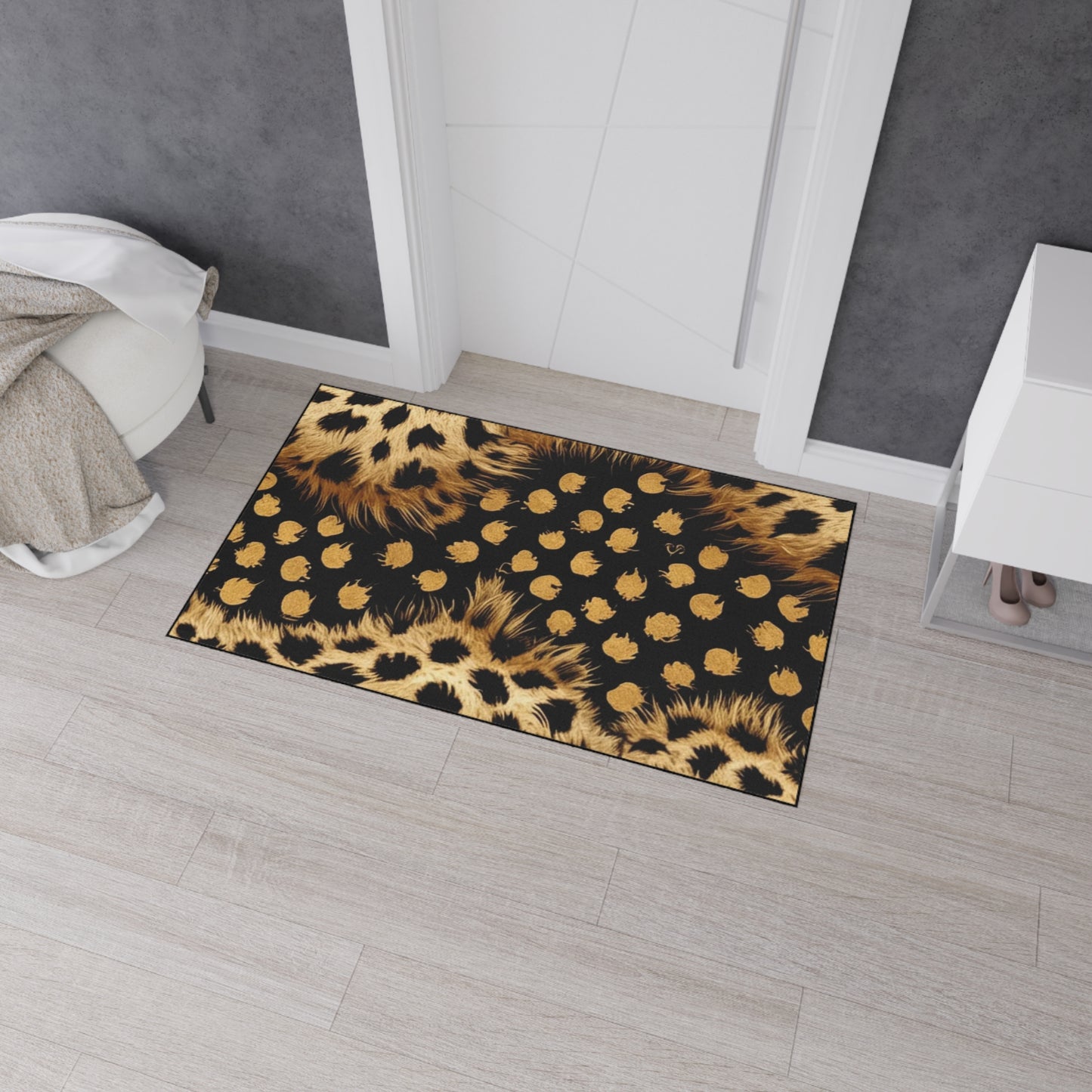 Decorative Heavy Duty Non-Slip Floor Mat Stylish Design Perfect for Entryway Kitchen Décor Garage Rug Coffee Bar Bathroom Floor Door Mat