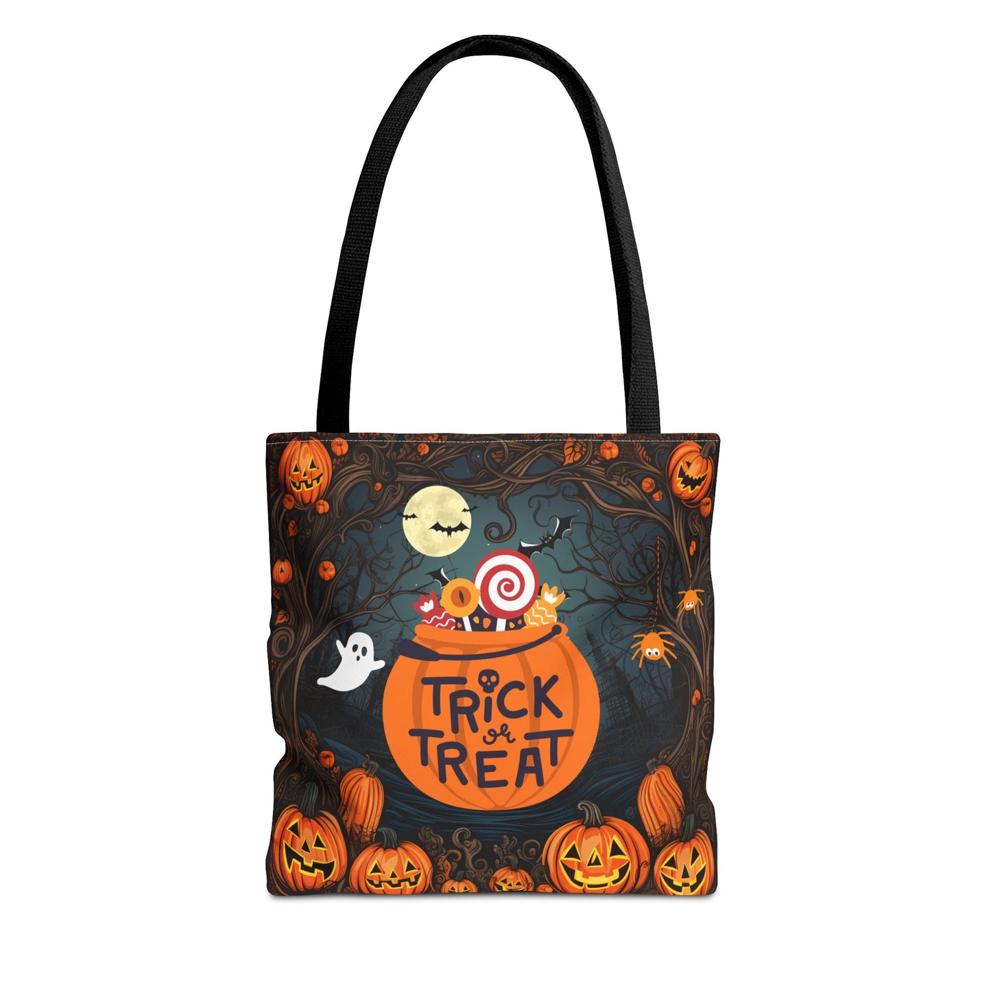 Halloween Tote Bag | Carryall | Grocery Bag | Shopping Bag | Pumpkin | Autumn | Trick or Treat | Candy Bag |