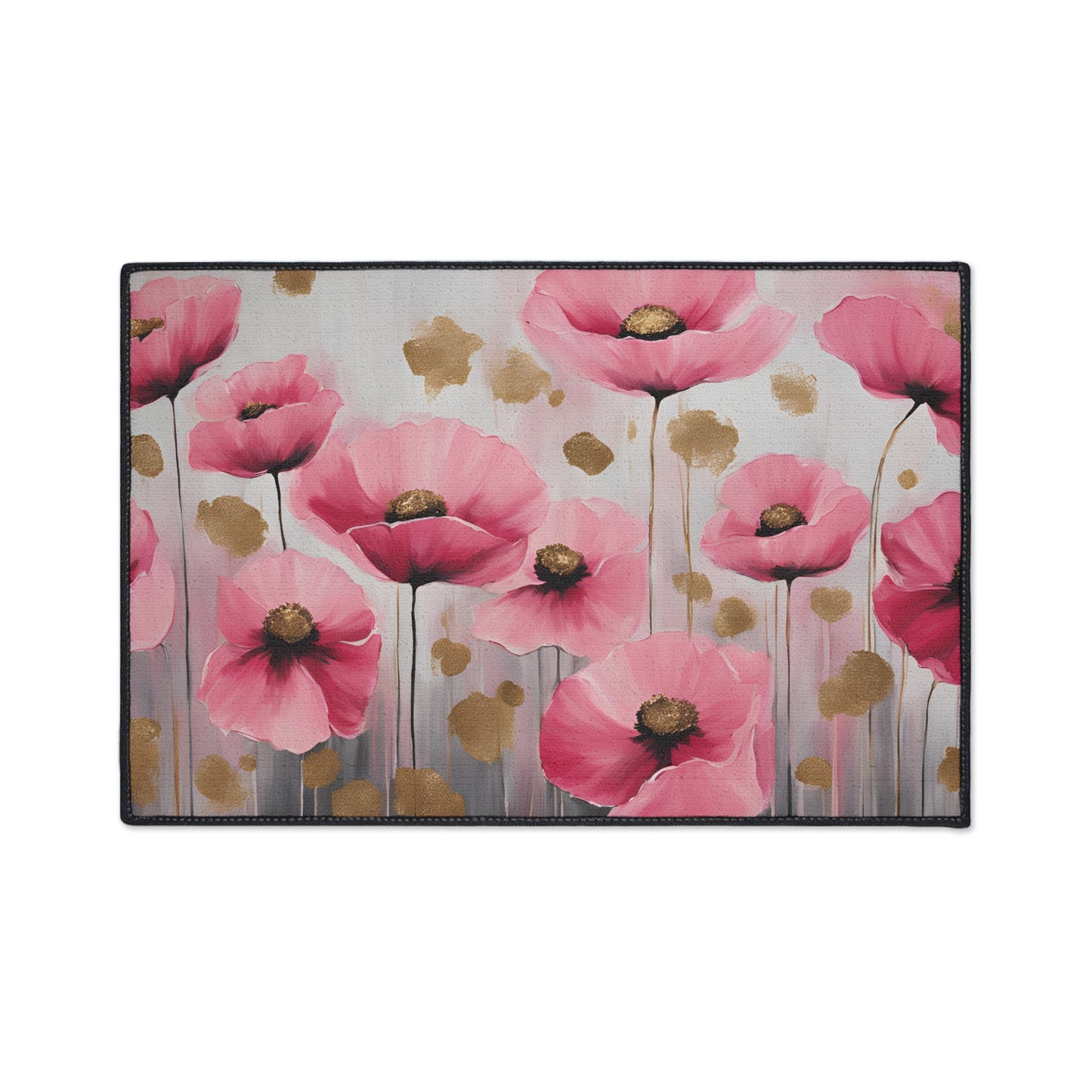 Decorative Heavy Duty Non-Slip Floor Mat Stylish Design Perfect for Entryway Kitchen Décor Garage Rug Coffee Bar Bathroom Floor Door Mat