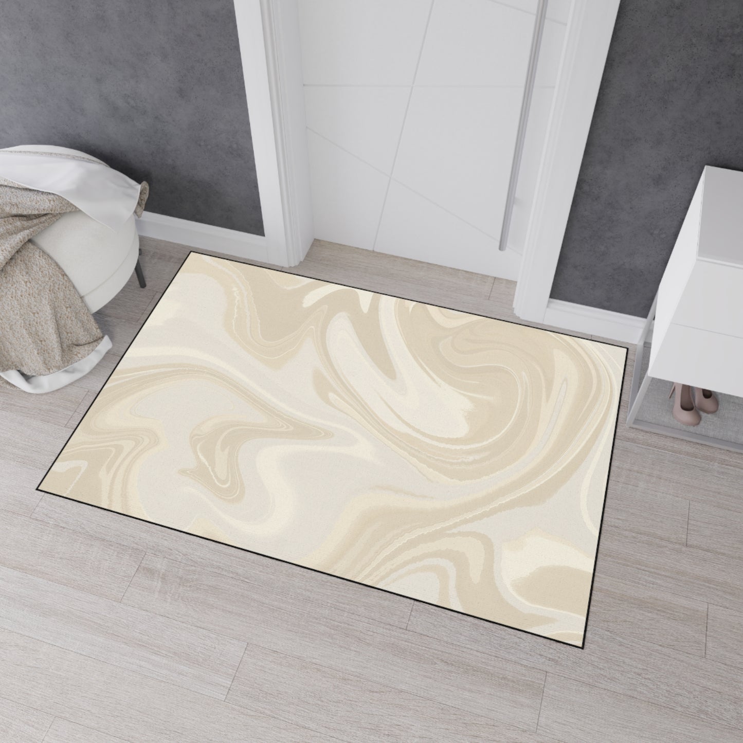 Decorative Heavy Duty Non-Slip Floor Mat Stylish Design Perfect for Entryway Kitchen Décor Garage Rug Coffee Bar Bathroom Floor Door Mat