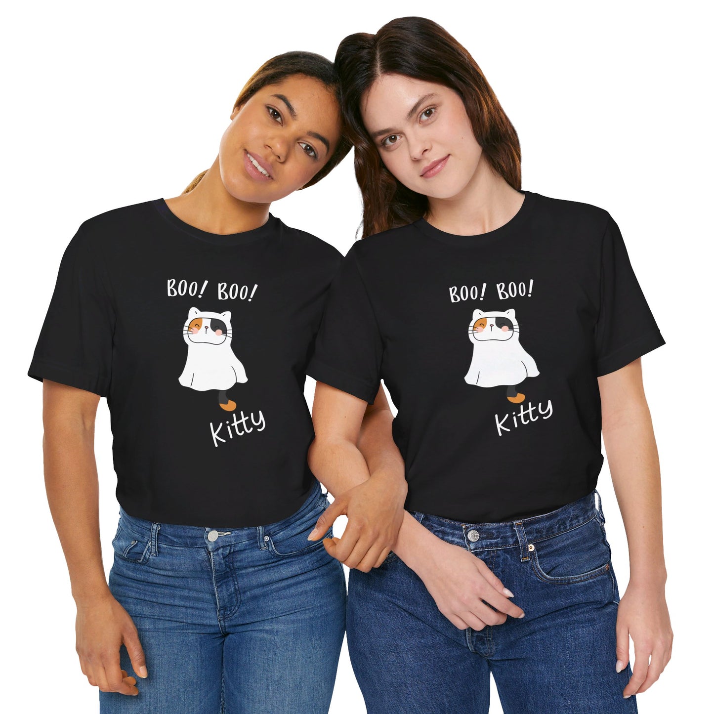 Boo! Boo! Kitty T-Shirt | Halloween | Trick or Treat | Unisex |