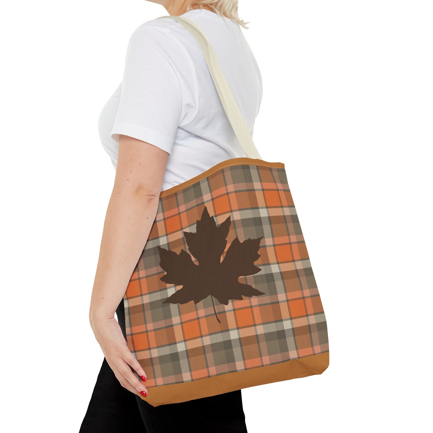 Maple Leaf Harvest Tote Bag | Carryall | Grocery Bag | Shopping Bag | Pumpkin | Autumn | Fall |