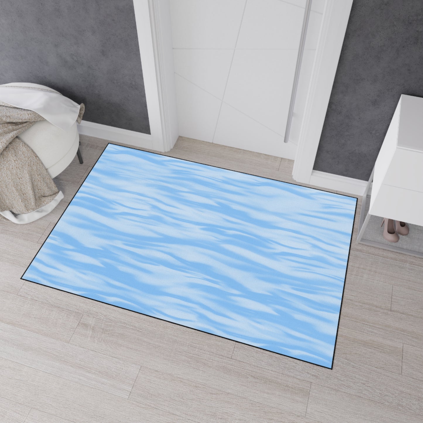 Decorative Heavy Duty Non-Slip Floor Mat Stylish Design Perfect for Entryway Kitchen Décor Garage Rug Coffee Bar Bathroom Floor Door Mat