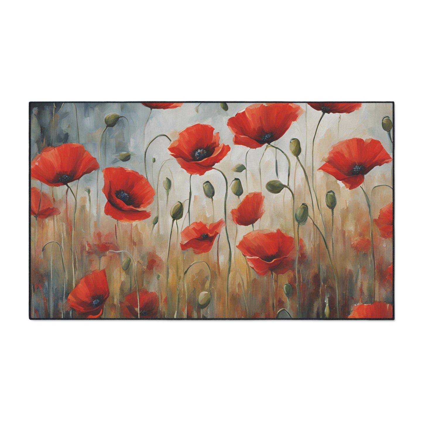 Decorative Heavy Duty Non-Slip Floor Mat Stylish Design Perfect for Entryway Kitchen Décor Garage Rug Coffee Bar Bathroom Floor Door Mat