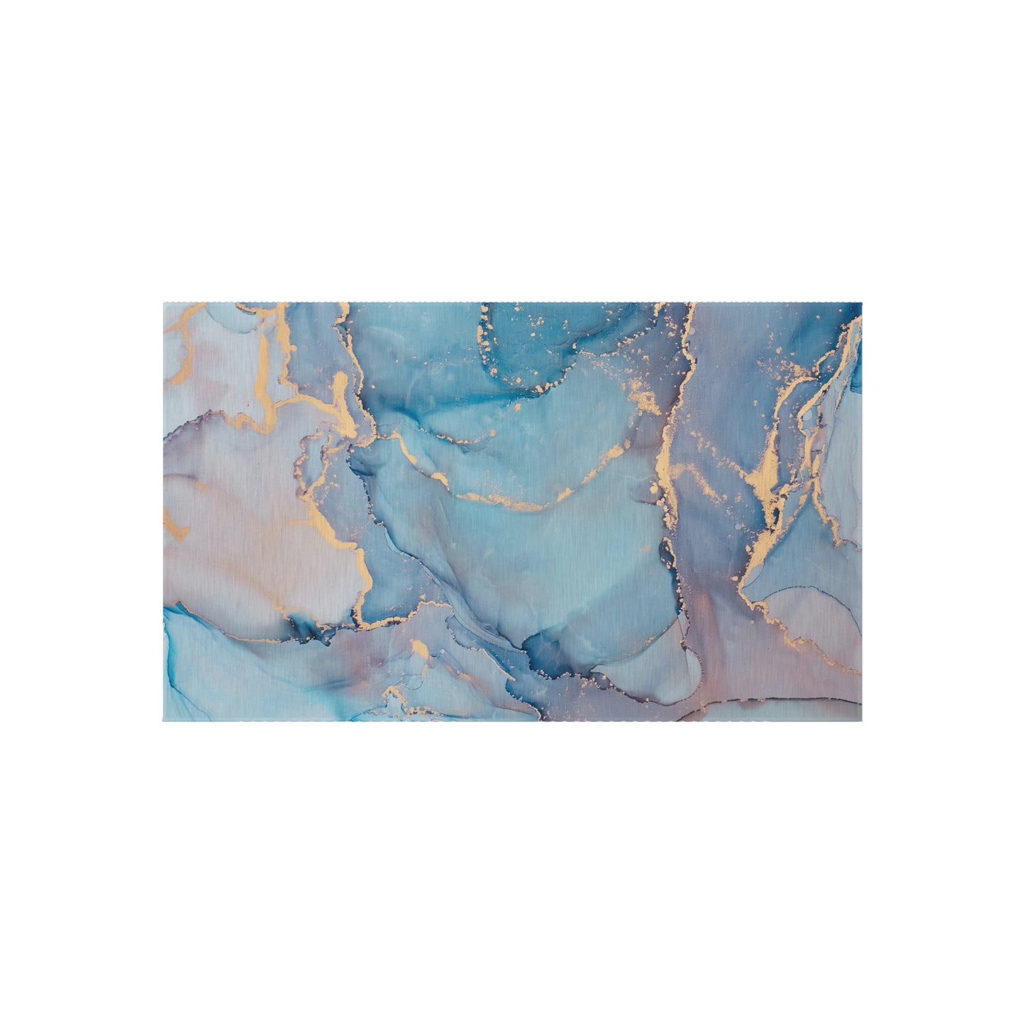 Marble Design Chenille Outdoor Rug with No-Skid Backing Cozy Outdoor Carpet Patio Decor Gazebo Rug Beachy Agate-look Pool Area Rug