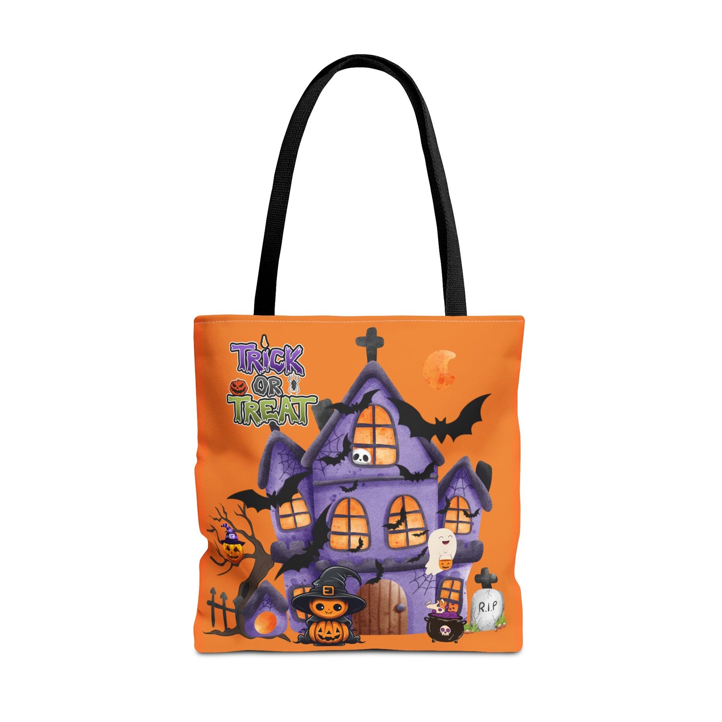 Halloween Tote Bag | Carryall | Grocery Bag | Shopping Bag | Pumpkin | Autumn | Trick or Treat | Candy Bag |