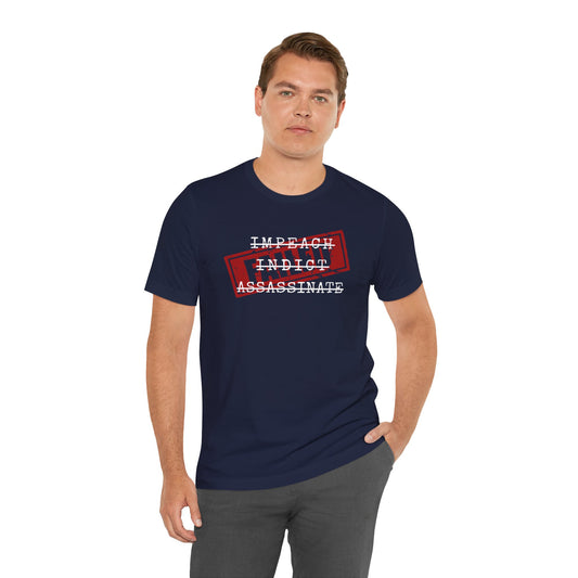 Trump Shot T-shirt | Political | Assassination | Biden | Maga | Democracy | Unisex | Election 2024 | Impeach | Indict |