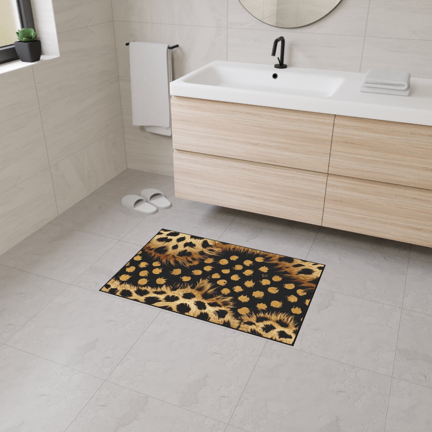 Decorative Heavy Duty Non-Slip Floor Mat Stylish Design Perfect for Entryway Kitchen Décor Garage Rug Coffee Bar Bathroom Floor Door Mat