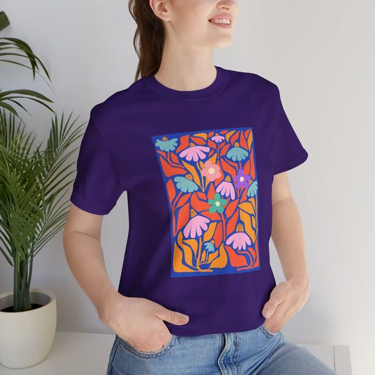 Boho Wildflower T-shirt Unisex Boho Cottage Core Tee Flower Lover Shirt Gift Nature Lover Shirt