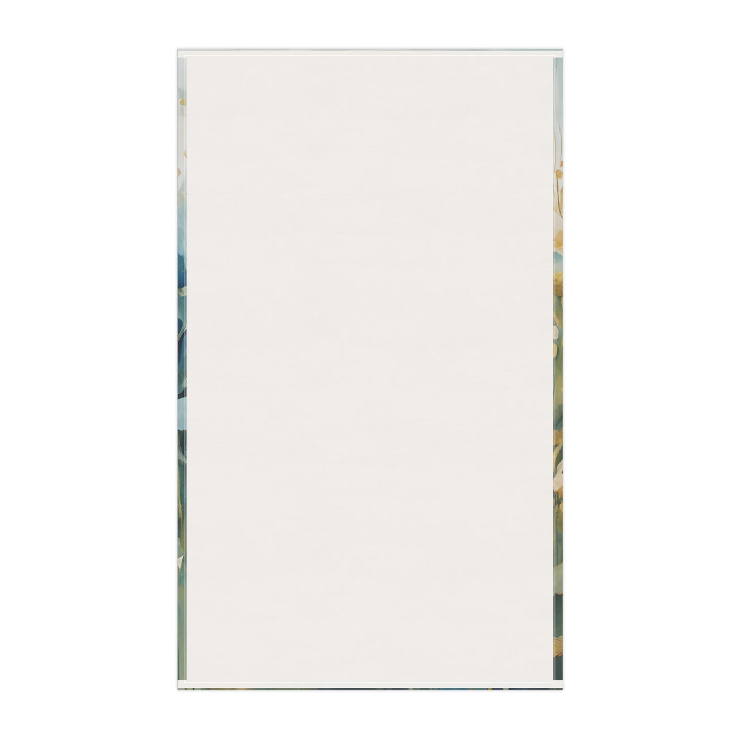 Floral Kitchen Tea Towel Pastel Dish Towel Durable Hand Towel Gift for Flower Lover Whimsical Home Decor Decorative Kitchen Cotton Twill