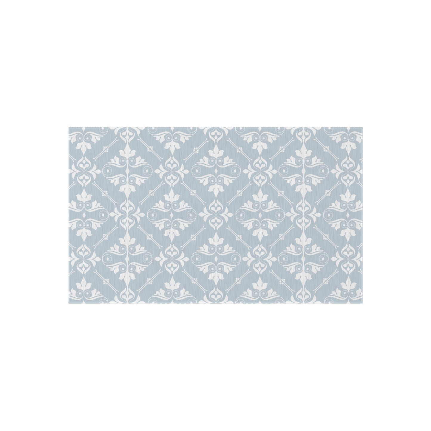 Chenille Print Pattern Outdoor Rug with No-Skid Backing Cozy Outdoor Carpet Patio Decor Gazebo Rug Pool Area Decor Outdoor Kitchen Carpet