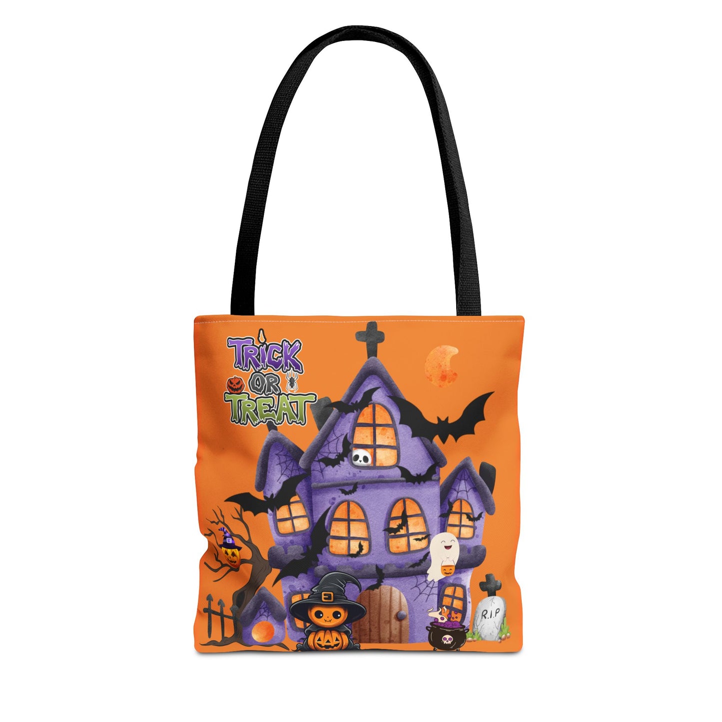 Halloween Tote Bag | Carryall | Grocery Bag | Shopping Bag | Pumpkin | Autumn | Trick or Treat | Candy Bag |