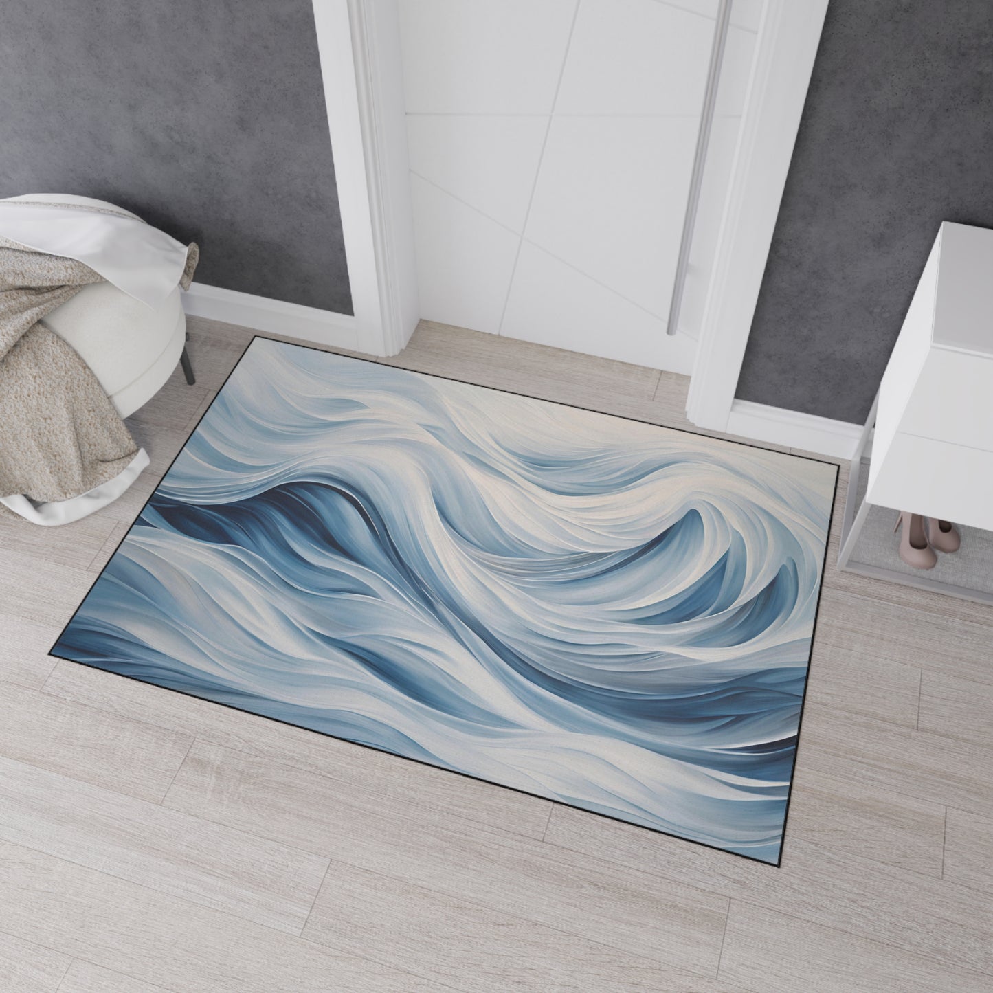 Decorative Heavy Duty Non-Slip Floor Mat Stylish Design Perfect for Entryway Kitchen Décor Garage Rug Coffee Bar Bathroom Floor Door Mat