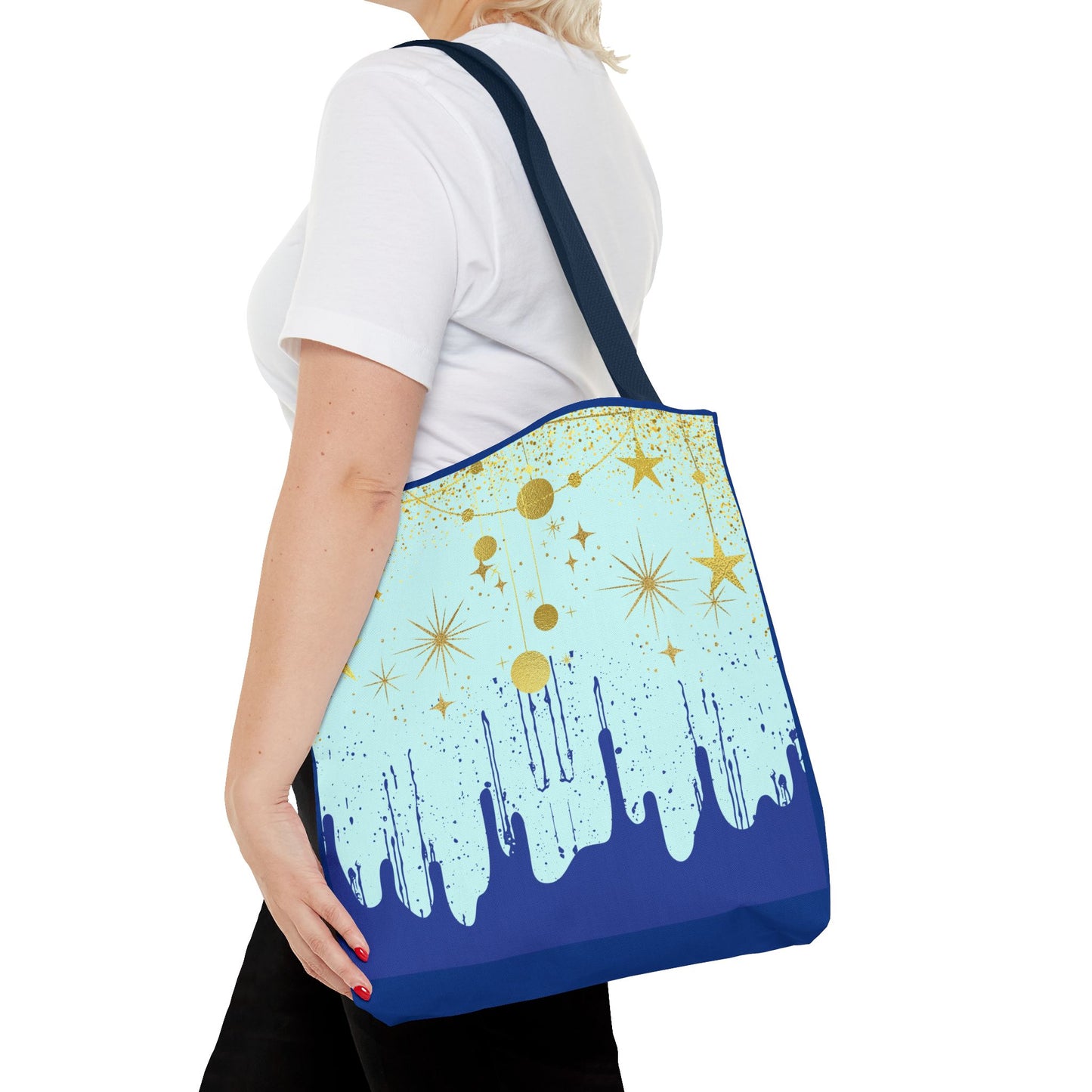 Star Tote Bag | Carryall | Abstract | Modern Art | Twinkling | Sparkle | Bling |