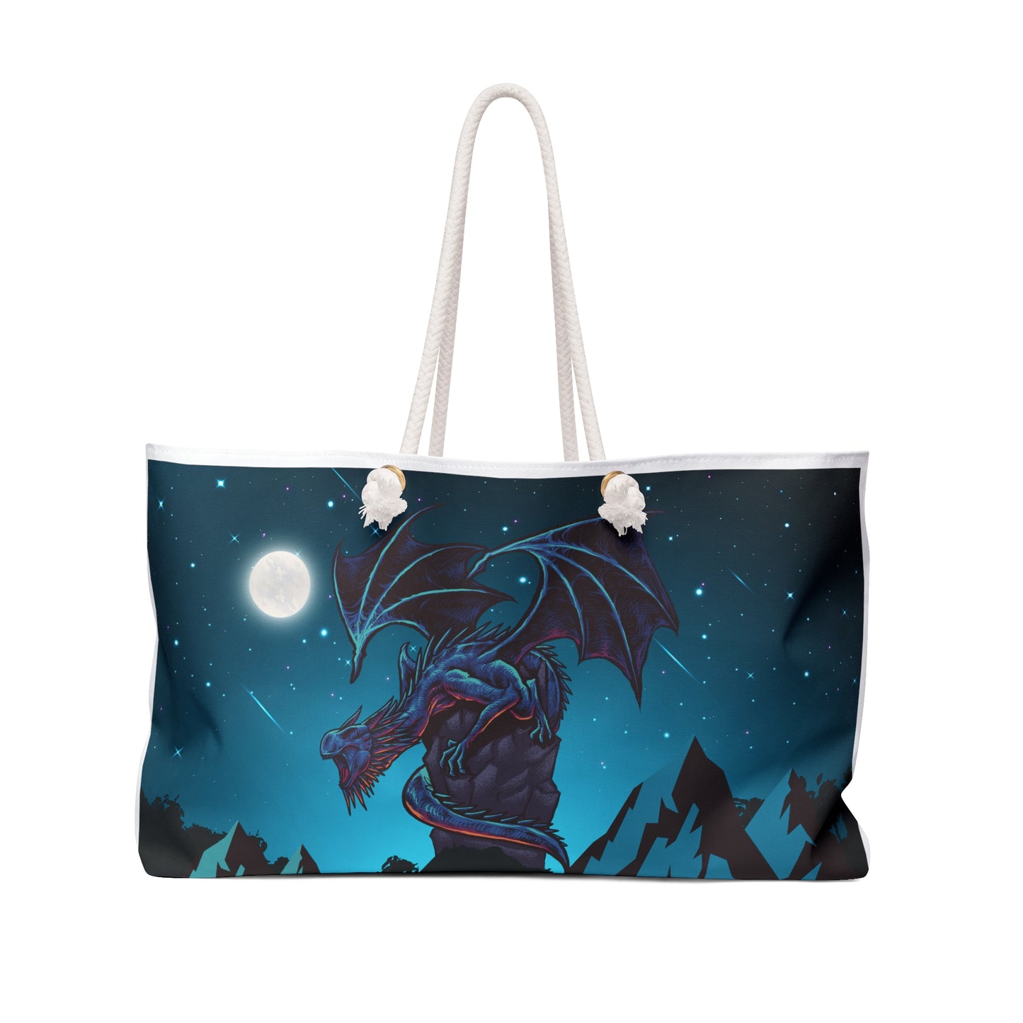 Dragon Weekender Tote Bag | Beach Bag | Tote Bag | Shopping Bag | Anime | Gothic |