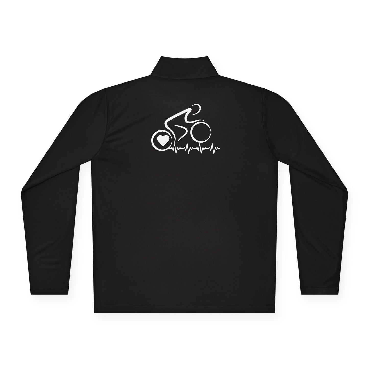 Bicycle Cycling Athletic Zip Top Biking Shirt Unique Modern Bike Shirt Cycling Gift Cyclist Sport-Tek Unisex Quarter-Zip Pullover