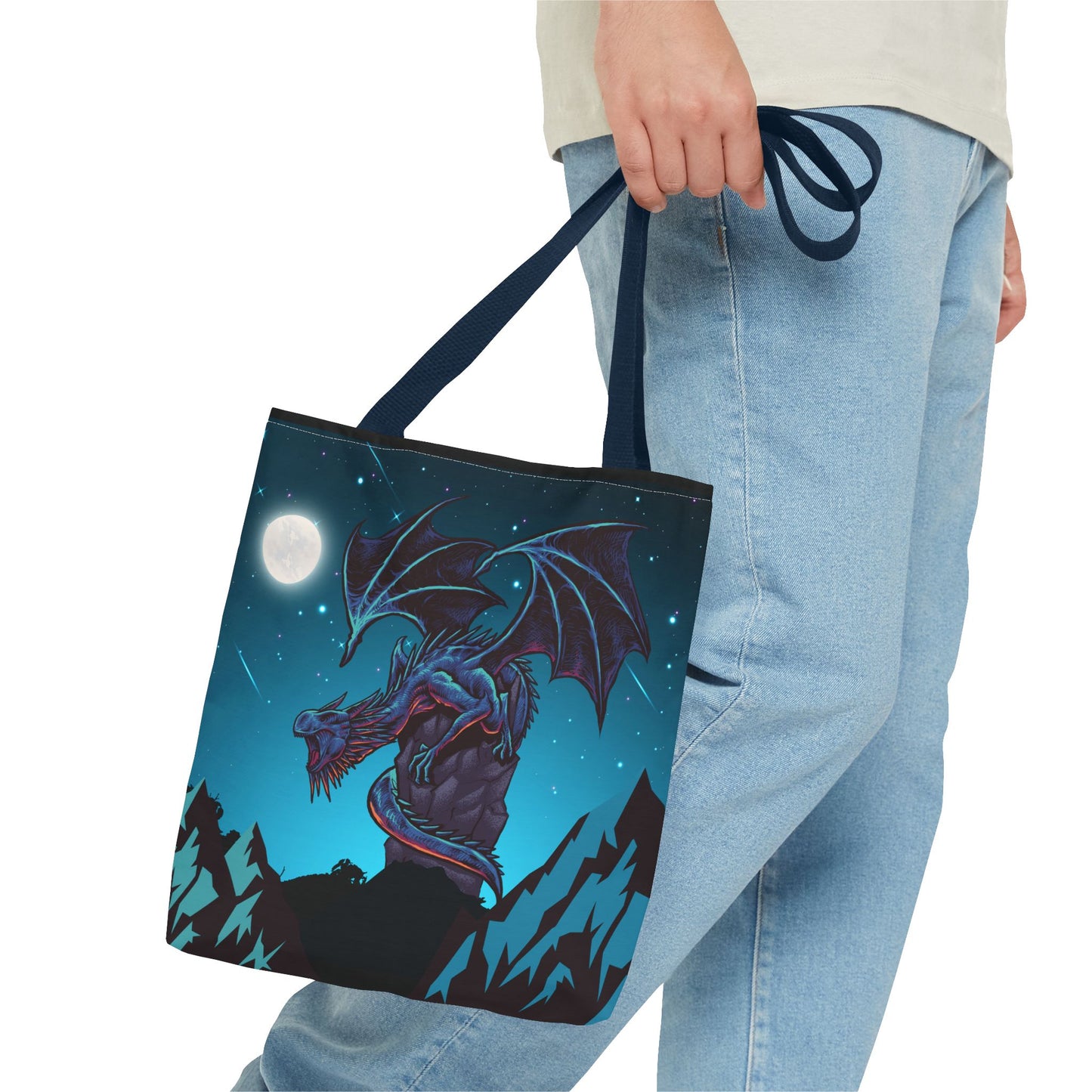 Dragon Tote Bag | Carryall | Grocery Bag | Shopping Bag | Anime | Sci-Fi |