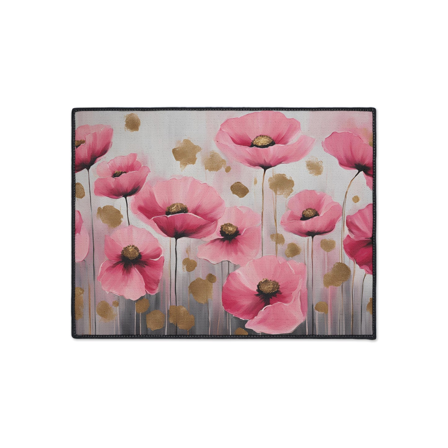 Decorative Heavy Duty Non-Slip Floor Mat Stylish Design Perfect for Entryway Kitchen Décor Garage Rug Coffee Bar Bathroom Floor Door Mat