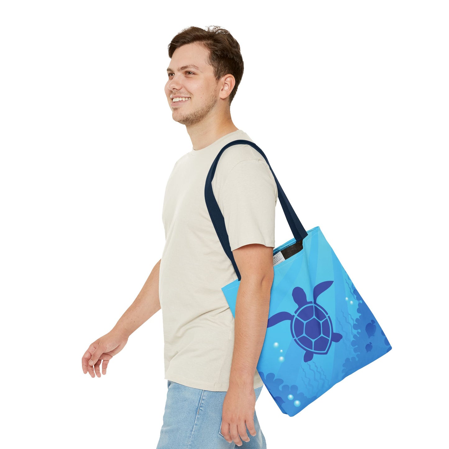 Sea Turtle Tote Bag | Carryall | Grocery Bag | Shopping Bag | Oceanic | Aquatic | Underwater |