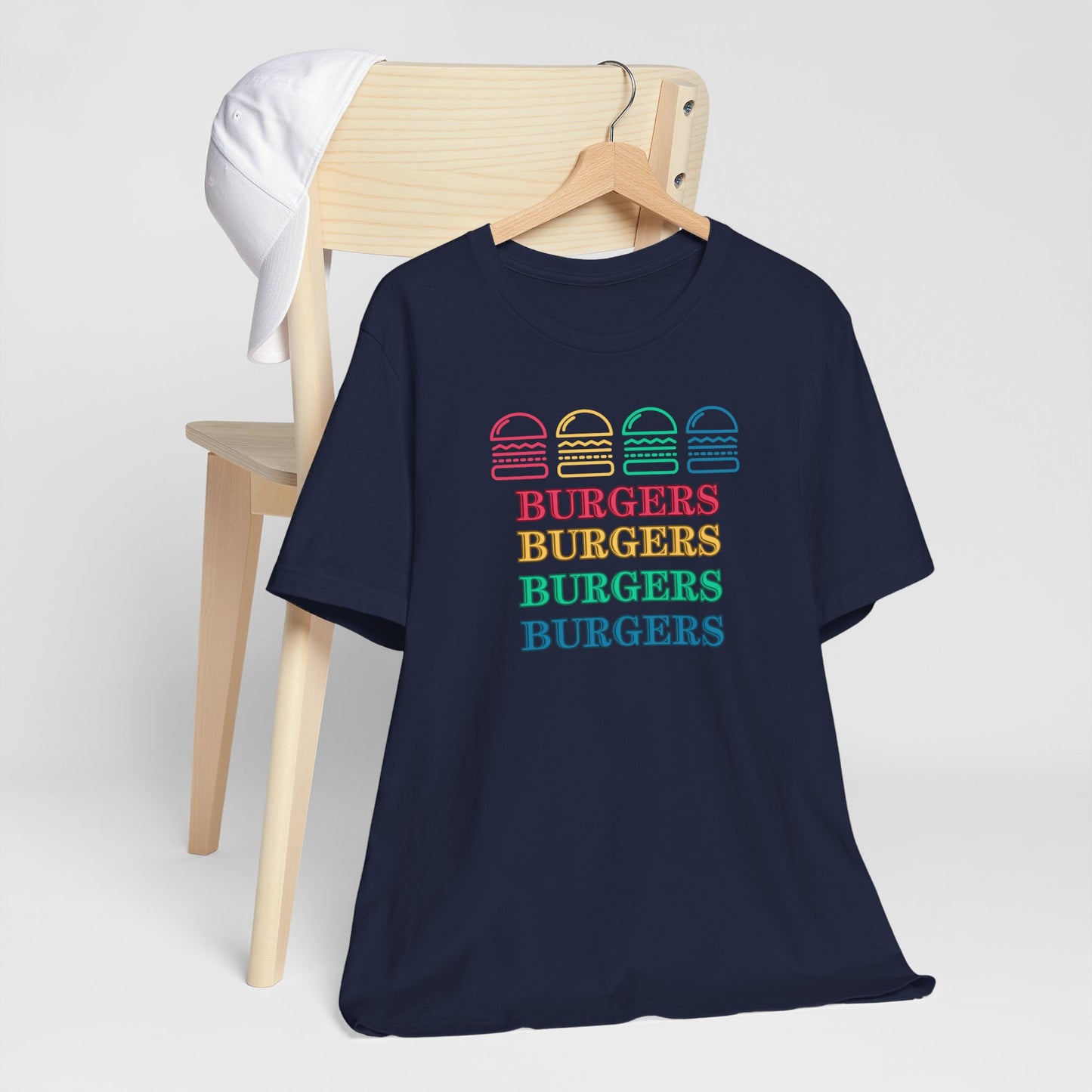 Burgers T-Shirt | Unisex | Funny | Culinary | Foodie | Meat Lovers | Hamburgers | Beef |