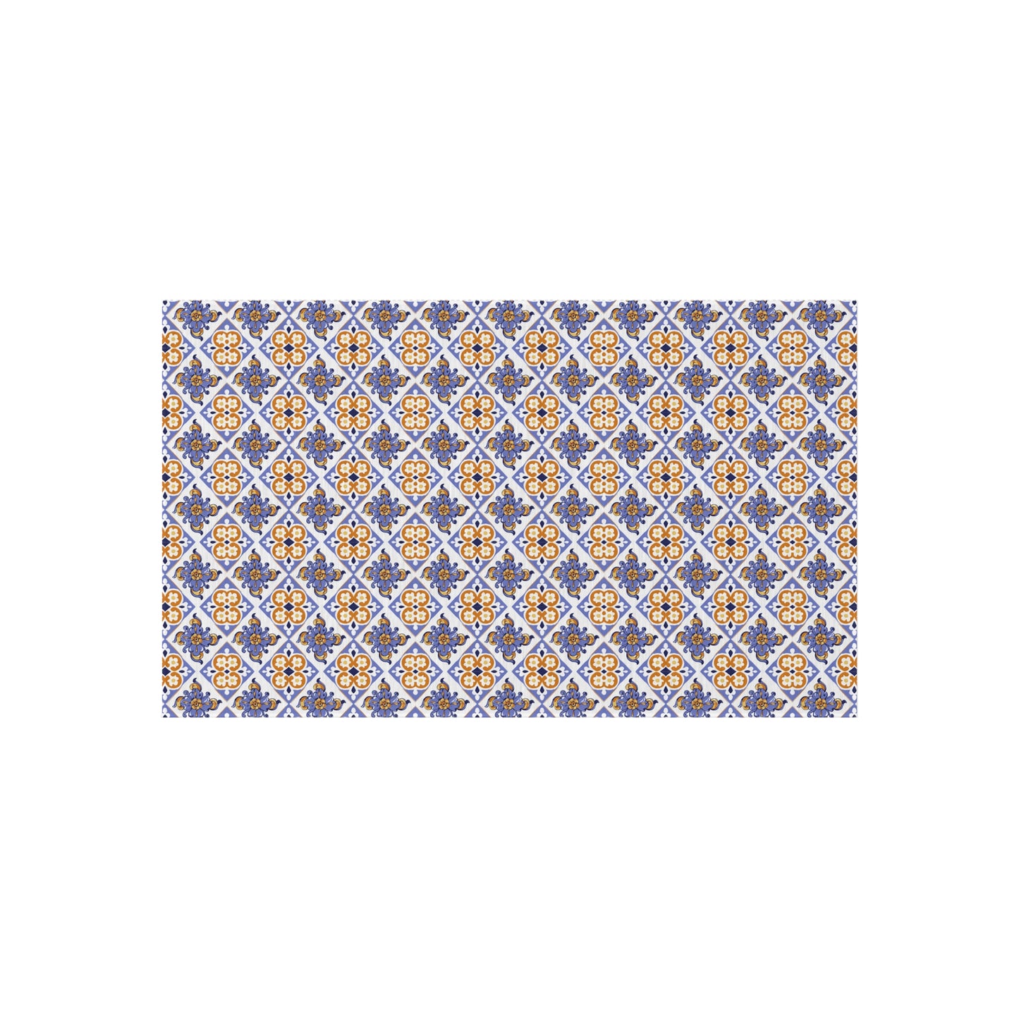 Chenille Print Pattern Outdoor Rug with No-Skid Backing Cozy Outdoor Carpet Patio Decor Gazebo Rug Pool Area Decor Outdoor Kitchen Carpet