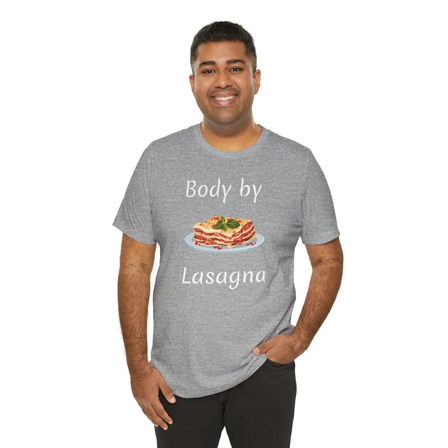 Body by Lasagna T-shirt | Unisex | Funny | Foodie