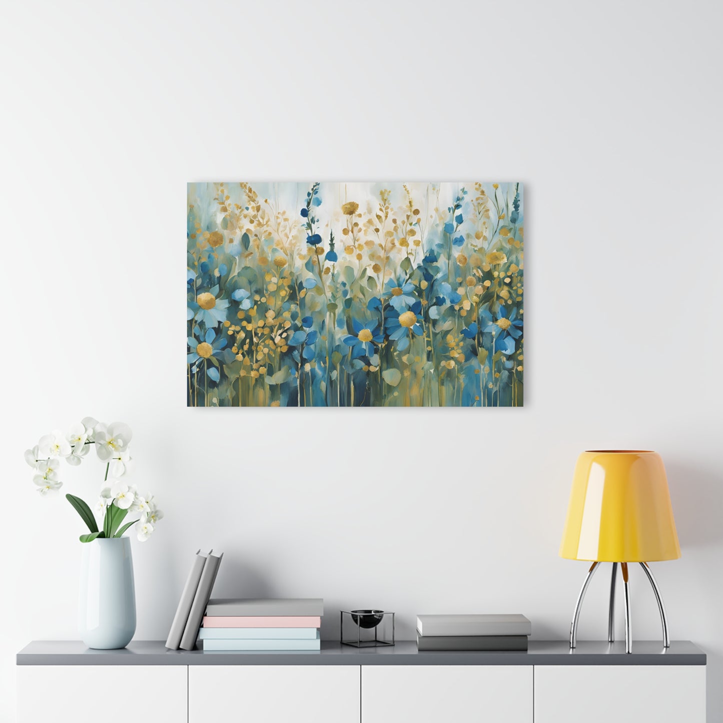 Large Floral Design Acrylic Print with French Cleat Nature Lover Wall Art Flower Lover Gift Outdoors Artwork Modern Garden Home Decor