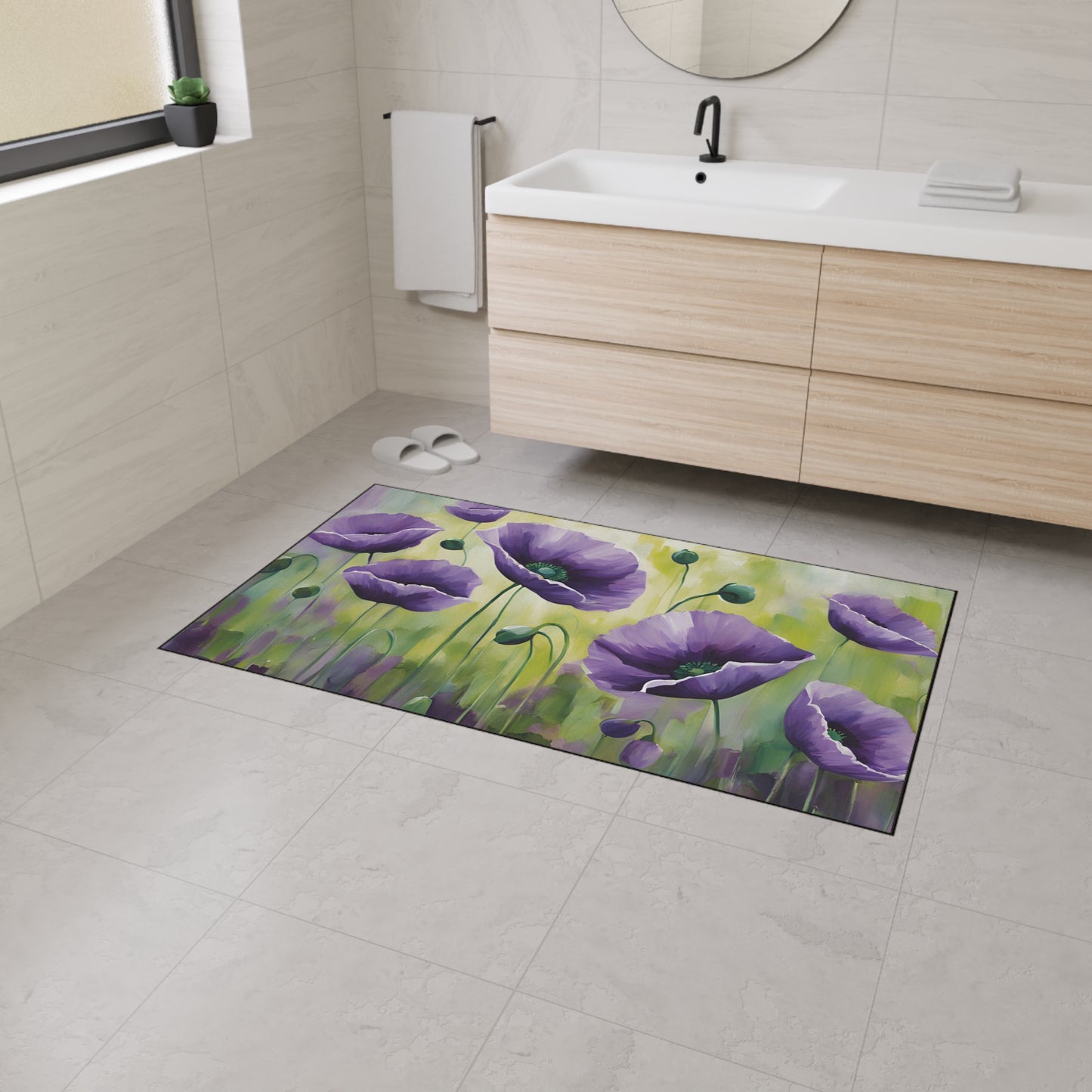 Decorative Heavy Duty Non-Slip Floor Mat Stylish Design Perfect for Entryway Kitchen Décor Garage Rug Coffee Bar Bathroom Floor Door Mat