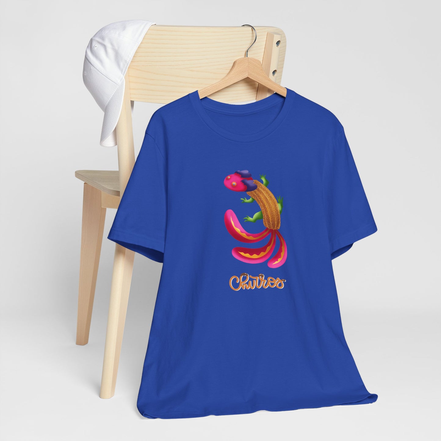 Churros T-Shirt | Culinary | Foodie | Home Cook | Unisex | Funny | Animated | Gecko | Latin food