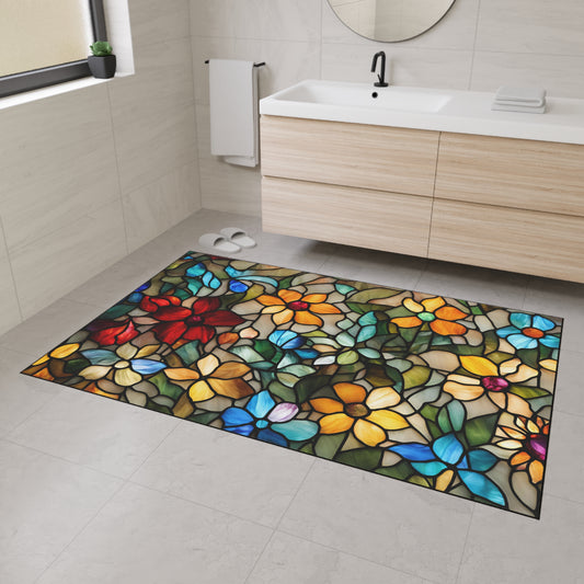 Decorative Heavy Duty Non-Slip Floor Mat Stylish Design Perfect for Entryway Kitchen Décor Garage Rug Coffee Bar Bathroom Floor Door Mat