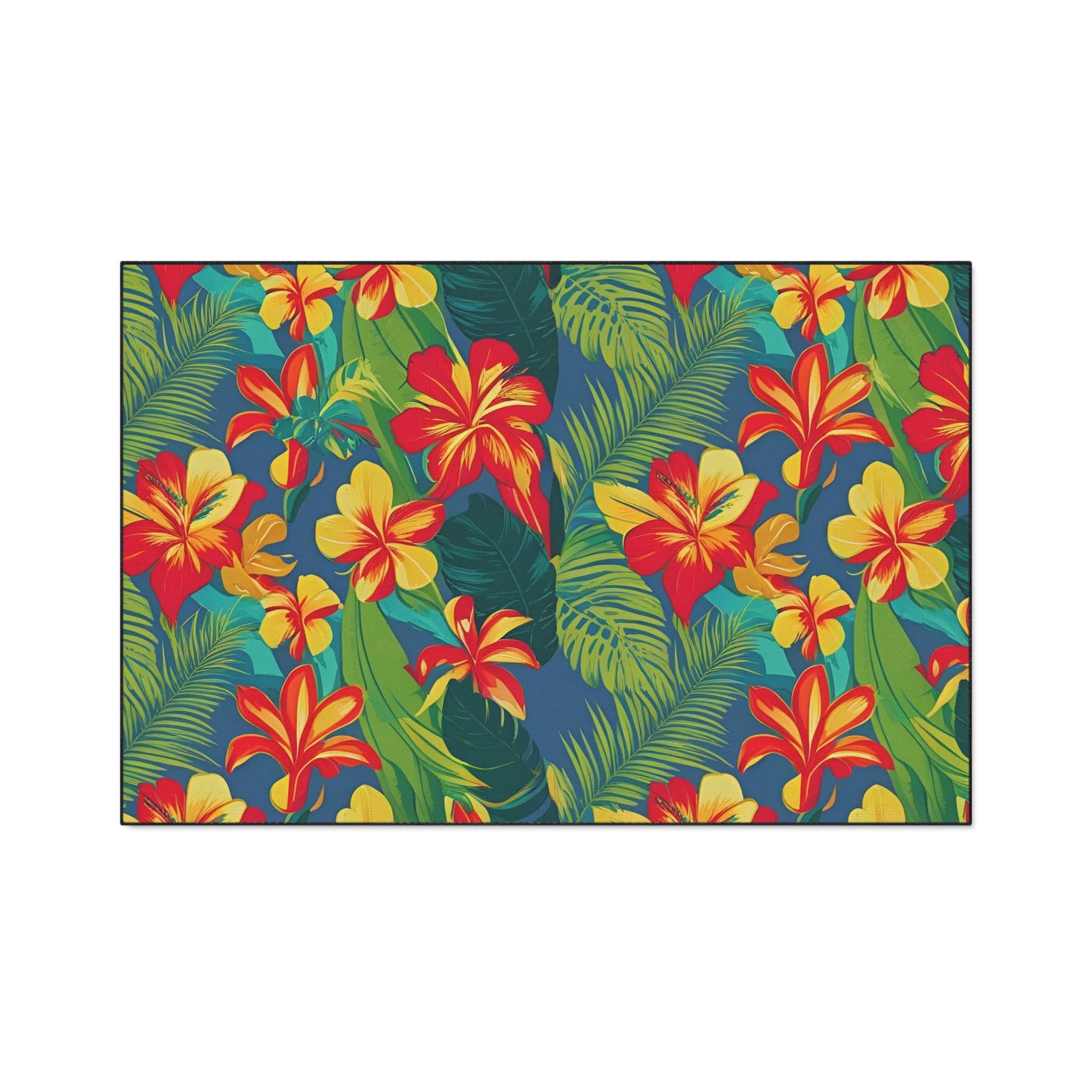 Decorative Heavy Duty Non-Slip Floor Mat Stylish Design Perfect for Entryway Kitchen Décor Garage Rug Tropical Bathroom Floor Door Mat