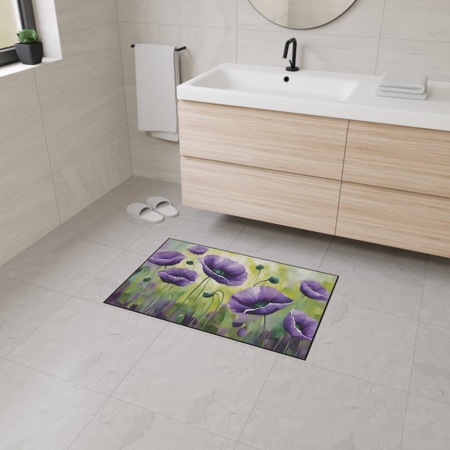 Decorative Heavy Duty Non-Slip Floor Mat Stylish Design Perfect for Entryway Kitchen Décor Garage Rug Coffee Bar Bathroom Floor Door Mat