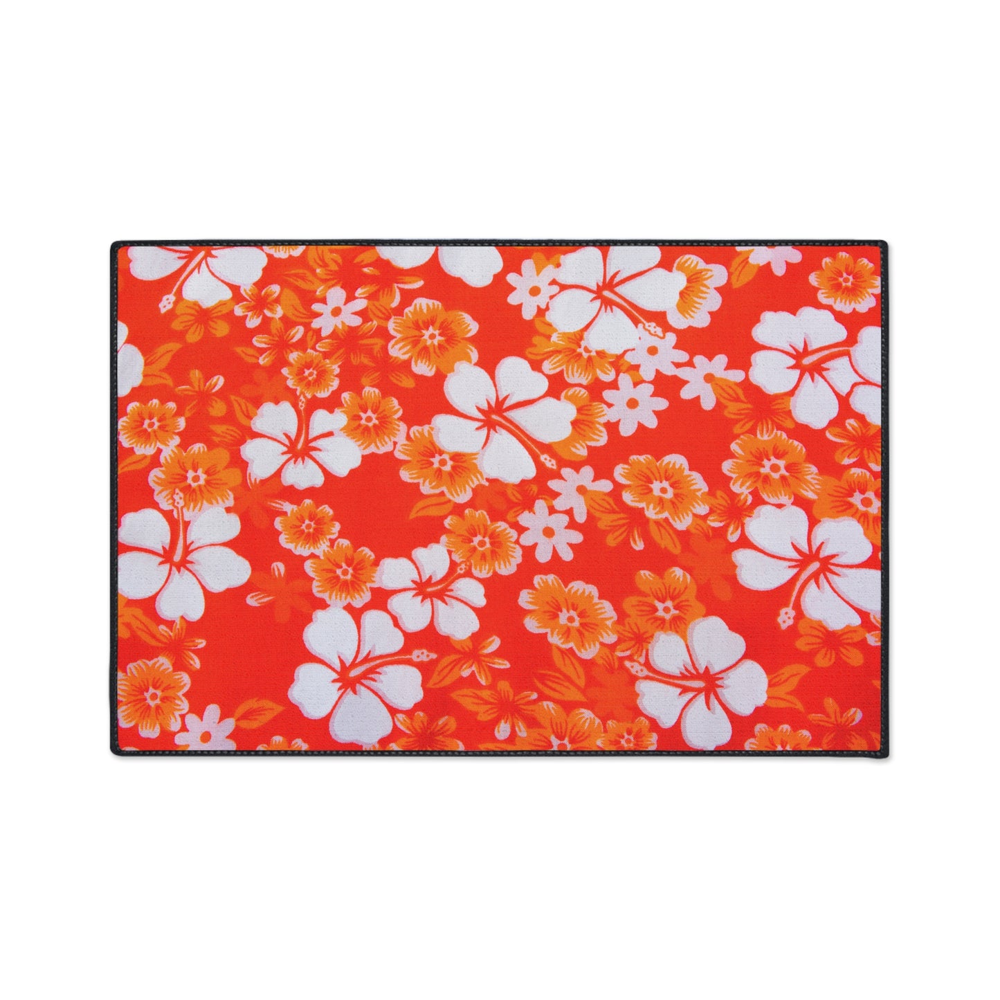 Decorative Heavy Duty Non-Slip Floor Mat Stylish Design Perfect for Entryway Kitchen Décor Beachy Hawaiian Rug Tropical Bathroom Floor