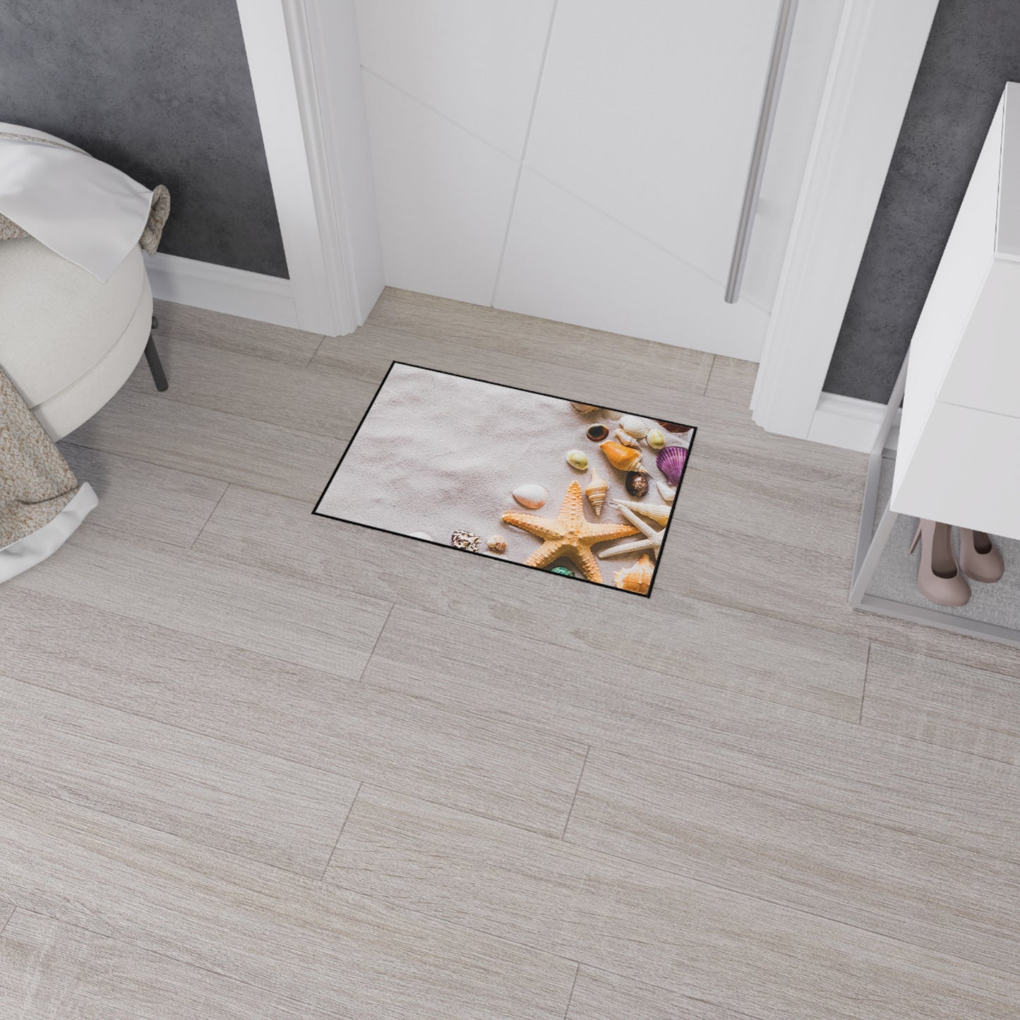 Decorative Heavy Duty Non-Slip Floor Mat Stylish Design Perfect for Entryway Kitchen Décor Garage Rug Coffee Bar Bathroom Floor Door Mat