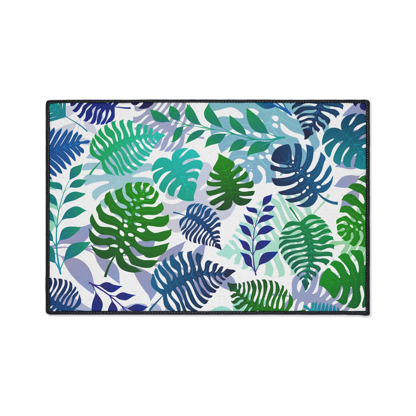 Decorative Heavy Duty Non-Slip Floor Mat Stylish Design Perfect for Entryway Kitchen Décor Beachy Hawaiian Rug Tropical Bathroom Floor