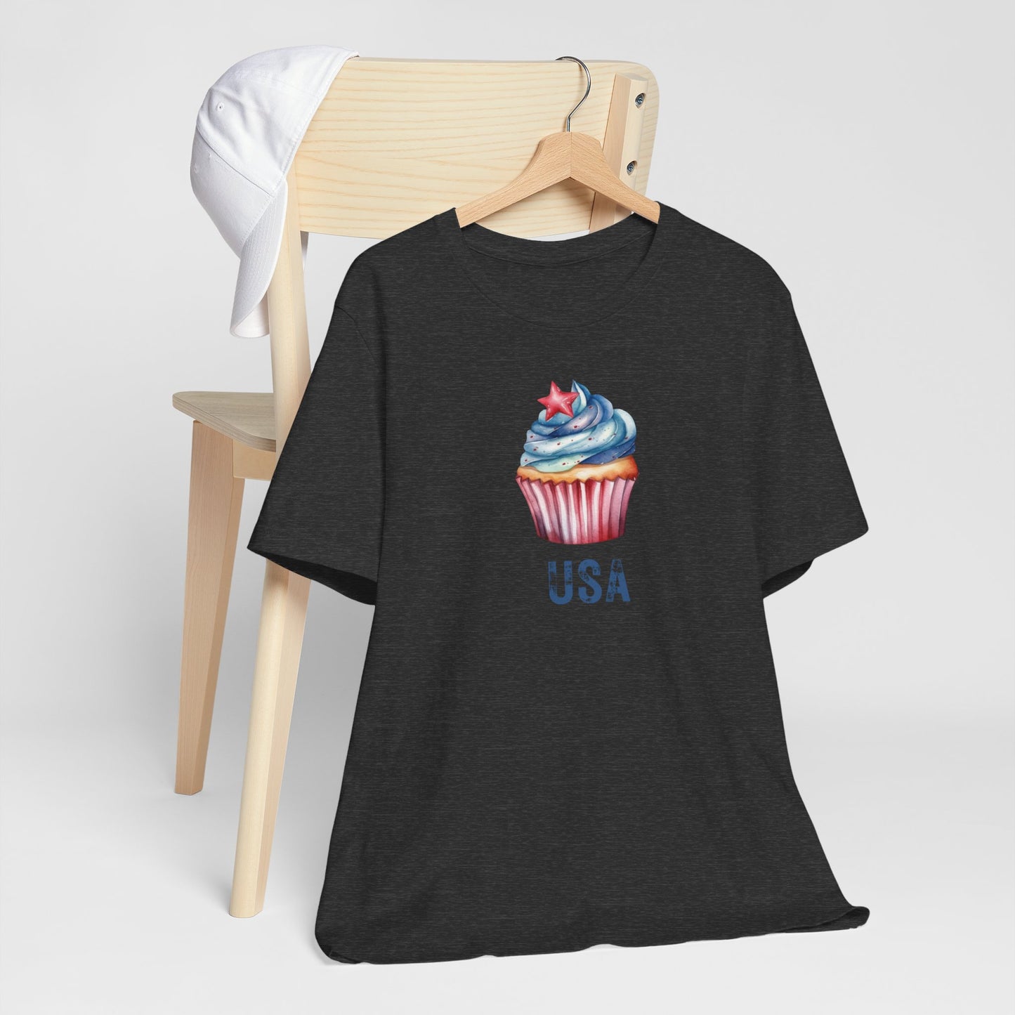 USA Cupcake T-Shirt | Unisex | Patriotic | Americana | 4th of July | Foodie